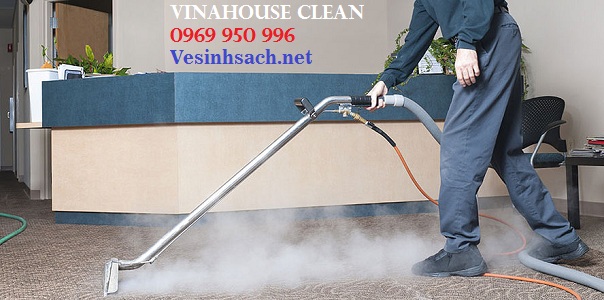 Giặt thảm văn phòng- Phương pháp carpet steam cleanning